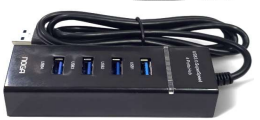 Hub USB 3.0 Noga NGH-47 de 4 puertos con cable USB-A